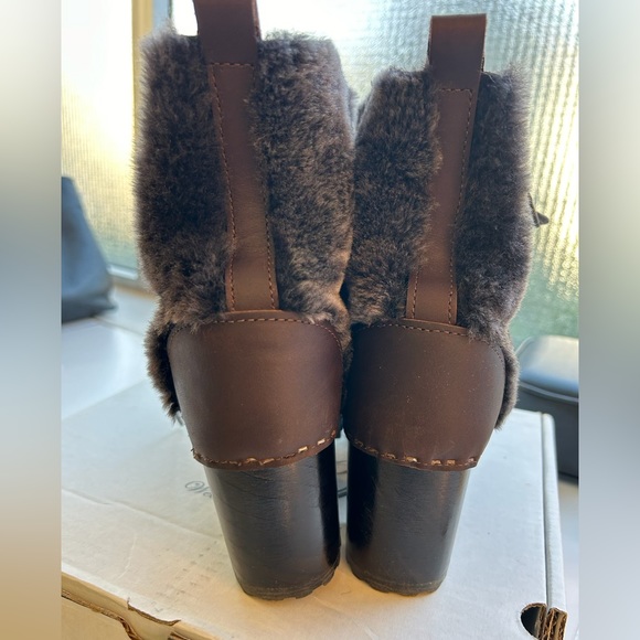 No. 6 Brown Fur lined boots. Brand new - Picture 3 of 6